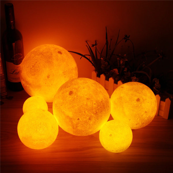 Decorative 3D LED Moon Lamp Night Light