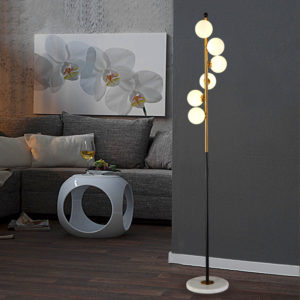 Postmodern Frosted Glass Standing Floor Lamp