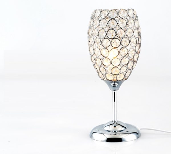 Crystal Chalice Table Lamp