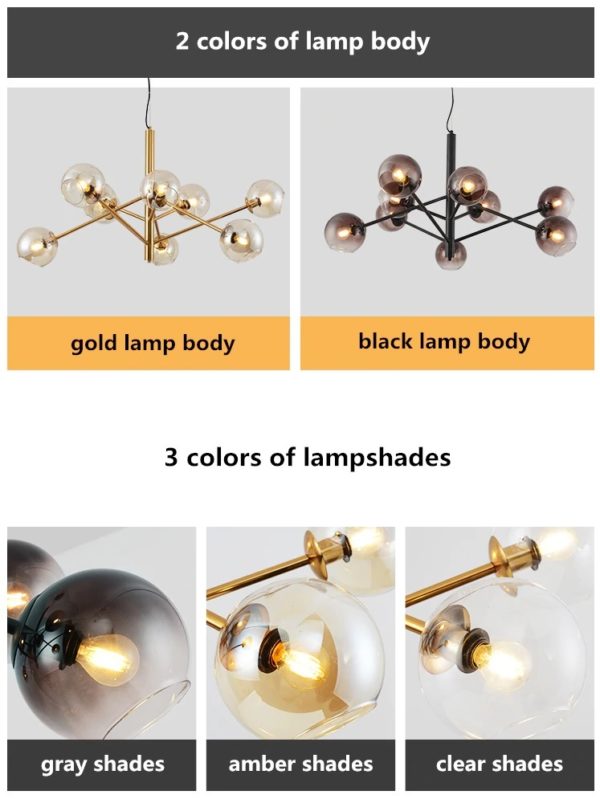Postmodern Irregular Pendant Lamp Light