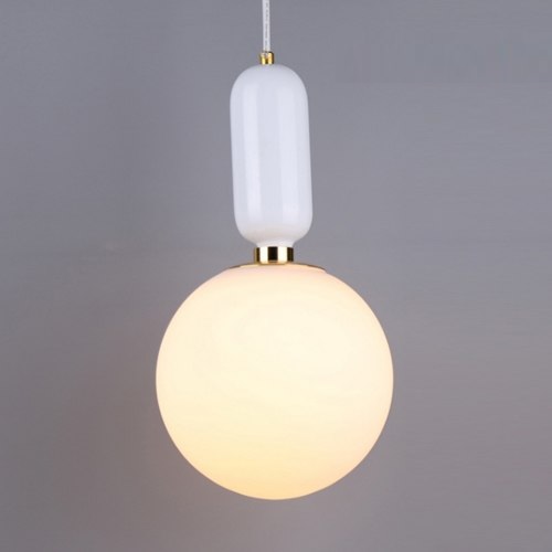Retro Frosted Glass Pendant Lights