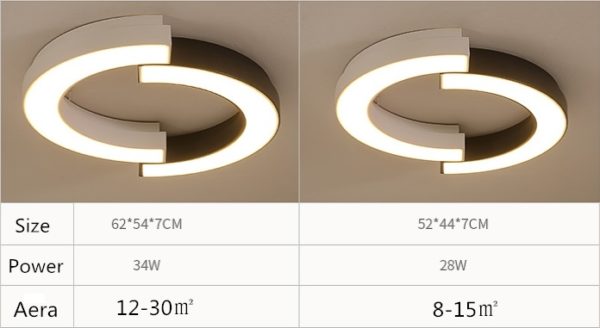 Minimalist Dimmable LED Ceiling Light