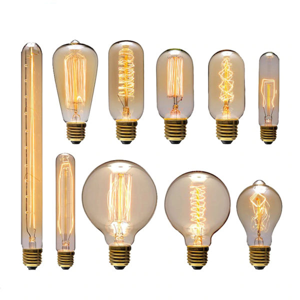 Vintage Filament Edison Bulb E27 Incandescent Bulbs Retro Bulbs Popular Bulbs